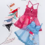 موديل بيبي دول قصير شيفون كود 6085