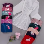 روب قصير ساتان ساده كود 720