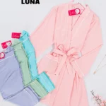 موديل روب قطن ليكرا قصير كود 7091