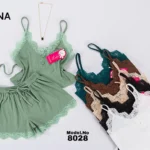 موديل بيجامة شورت قطن كود 8028