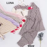 موديل بيجامه بنطلون ثلاث قطع شتوي كود 2025