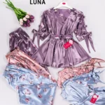 موديل بيجامه بنطلون قطعتين كود 9079