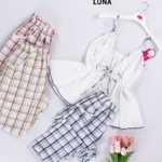 موديل بيجامه بنطلون قطعتين كود 9094