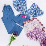 موديل بيجامه بنطلون قطعتين كود 9100