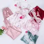 موديل بيجامه بنطلون قطعتين كود 9145