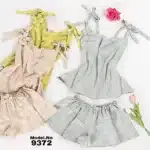 موديل بيجامه شورت كود 9372