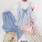 موديل بيجامه بنطلون كود 9387