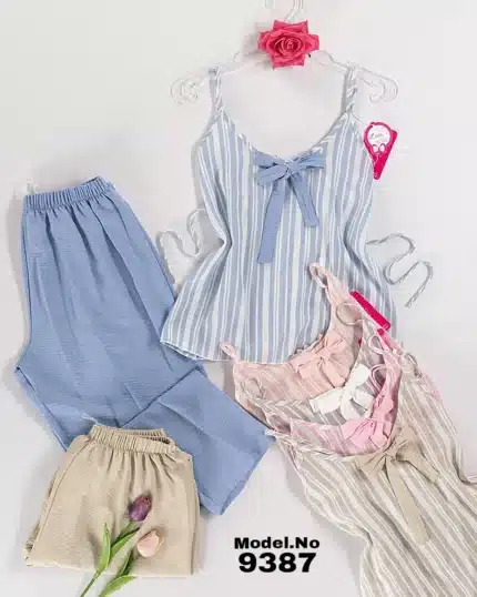 موديل بيجامه بنطلون كود 9387