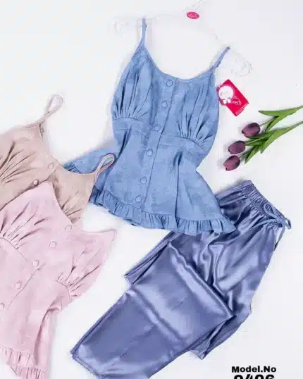 موديل بيجامه بنطلون كود 9406