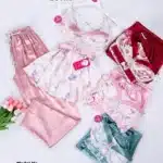 موديل بجامة ساتان كود 9145