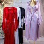 قميص روب ساتان حرير كود 2079