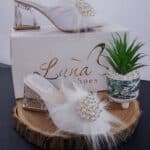 سليبر عروس بكعب كود 933