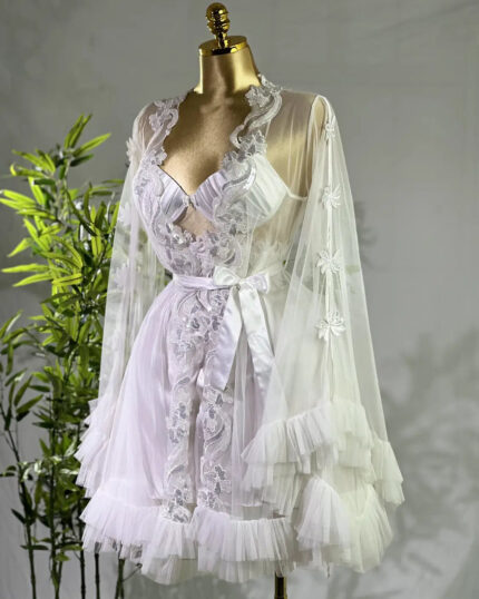 Short Bridal Rob Cod 9324