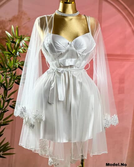 Short Bridal Rob Cod 9243