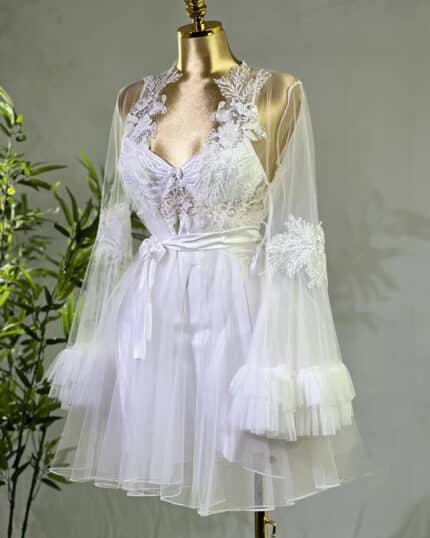 Short Bridal Rob Cod 9354