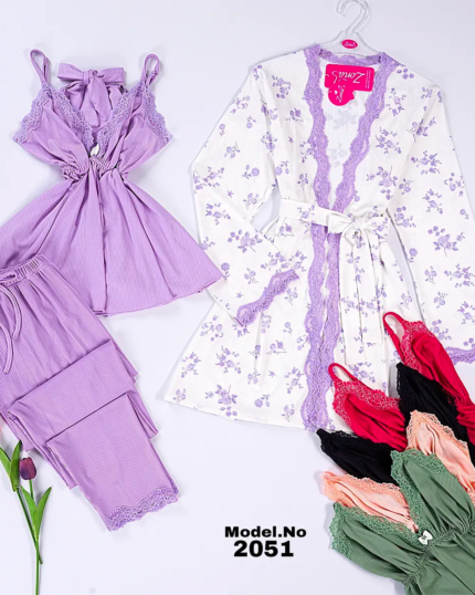 Pyjama Pants 3 Pieces Cod 2051