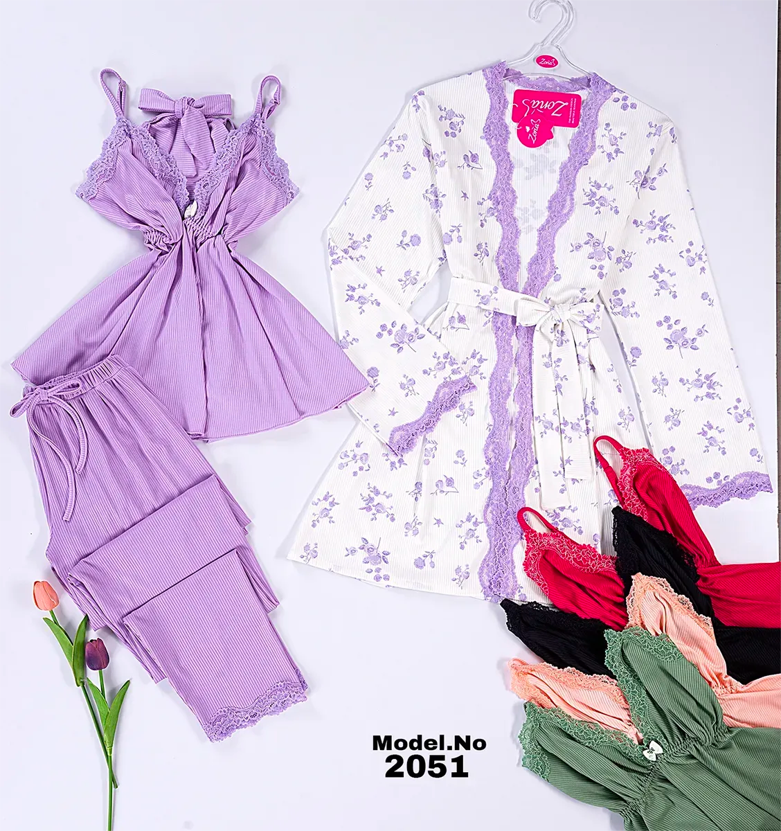 20516-5.png Pyjama Pants 3 Pieces Cod 2051