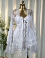 Short Bridal Rob Cod 9346