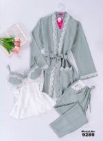 Pyjama Pants Set 3 Pieces Code 9289