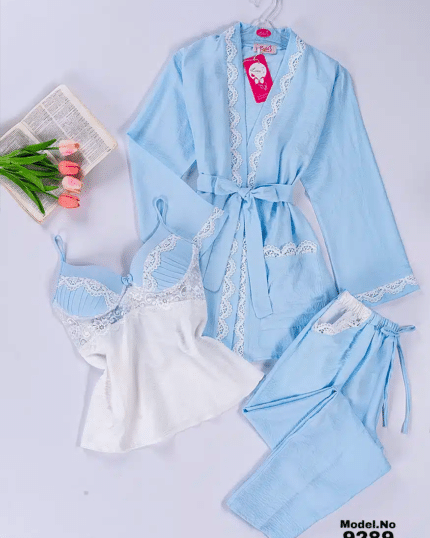 Pyjama Pants Set 3 Pieces Code 9289