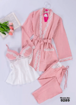 Pyjama Pants Set 3 Pieces Code 9289