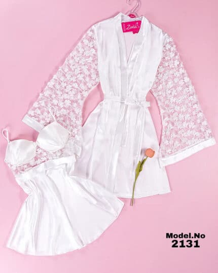 Short Bridal Rob Cod 2131 W