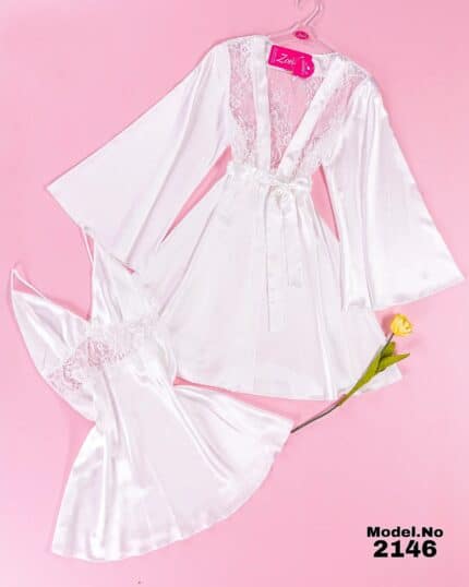 Short Bridal Rob Cod 2146 W