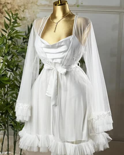 Short Bridal Rob Cod 9465