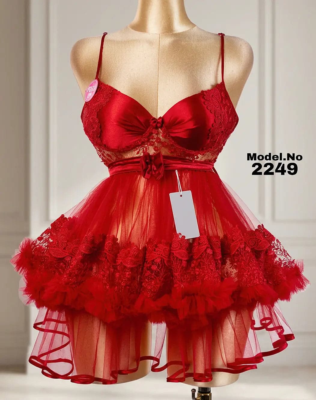 22491-1210.jpg Short Babydoll Cod 2249